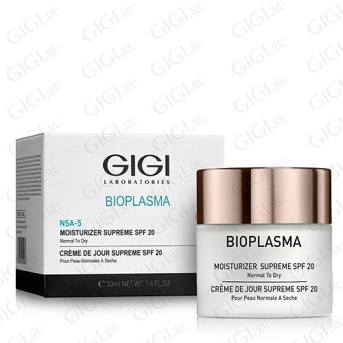 GiGi Bioplasma 24034  ВР  Крем увл. для н/сух. кожи SPF 20, 50 мл