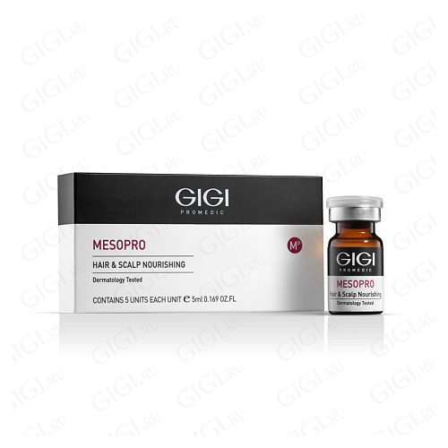 GiGi MesoPro 15250-1 MesoPro Hair Cocktail, Энергия роскошных волос трихологический коктейль, 5 мл.