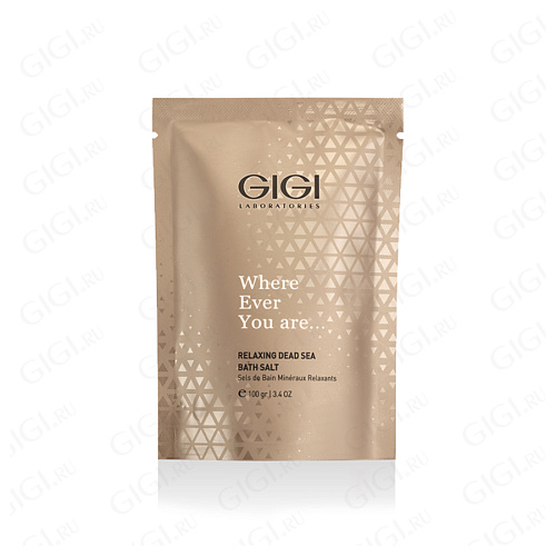 GiGi Wherever you are 70278 GIGI Relaxing Dead Sea Bath Salt/ Соль мёртвого моря, 100гр