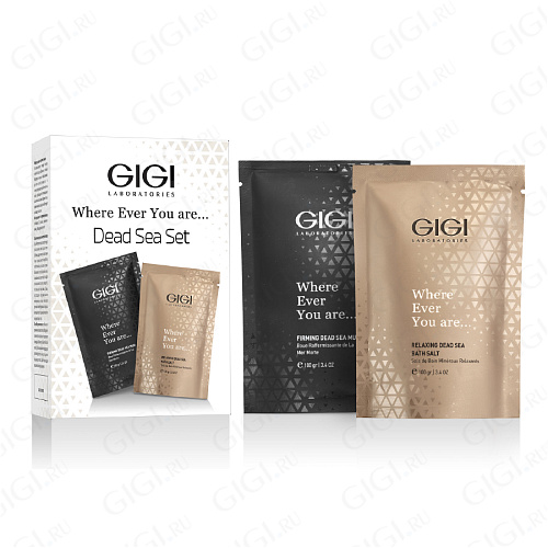 GiGi Skin Expert  29070 GIGI Relaxing Bath Set/ Набор GIGI Соль и Грязь мертвого моря, шт 