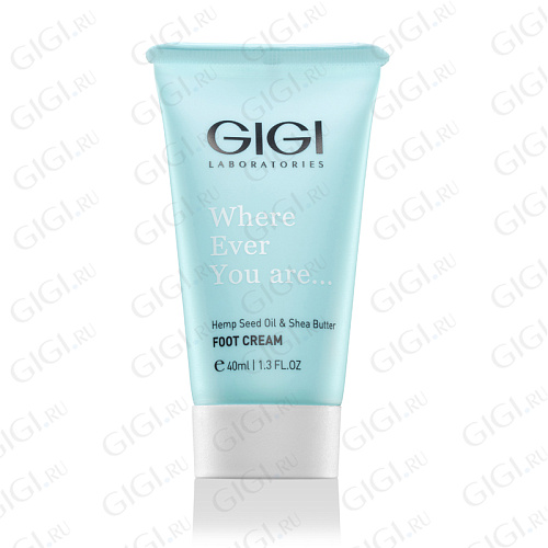 GiGi Skin Expert  70272 GAP Крем для ног шелк. с коноп. маслом и Ши Hemp Seed Oil Shea Butter, 40 ml
