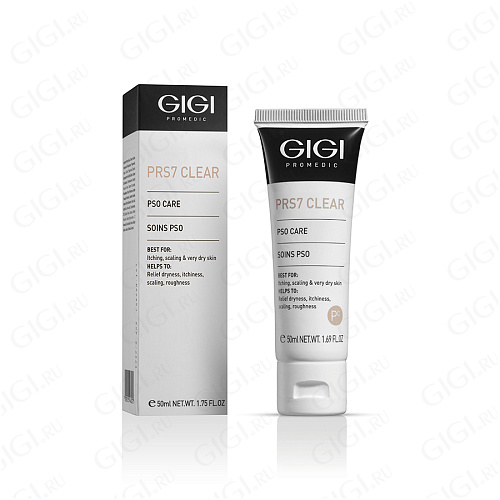GiGi  33386 PRS7 Clear PSO Care, Крем от от псориаза и атопического дерматита, 50 мл