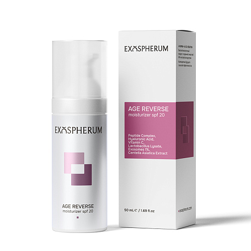 GiGi  72101 EXO Age Reverse Moisturizer SPF20 / Крем дневной антивозрастной пептидный с экзосомами, 50 мл