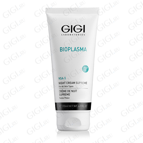 GiGi Bioplasma 24018  ВР  Крем ночной Суприм, 200 мл.