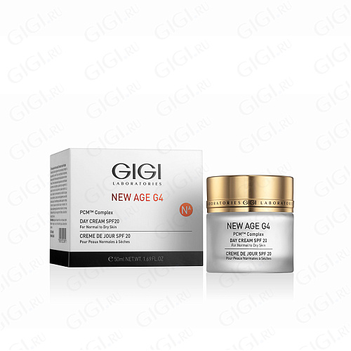 GiGi New Age G4 20236 New Age G4 Day cream SPF 20, Крем дневн. омолаж, 50мл