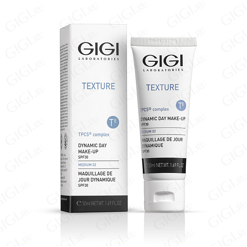 GiGi Texture 23134 Texture DDM Dynamic Day Make-Up Medium, Динамический дневной тональный крем 30 SPF средн, 50мл