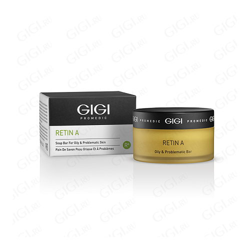 GiGi Retin A 33102 RA Soap bar for oily skin в банке со спонжем для жирной кожи, 100гр