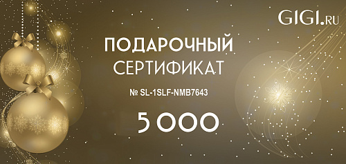 GiGi Аксессуары GIGI 11105 Подарочный Сертификат GIGI.ru на сумму 5 000 руб.